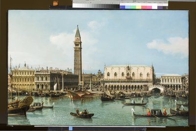 The Molo from the Basin of San Marco, Venice, c.1747-1750 by Giovanni Antonio Canal